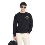 AC&Co / Altınyıldız Classics Batman Lisanslı 3 İplik Loose Fit Bol Kesim Pamuklu Bisiklet Yaka Sweatshirt, Renk Siyah, Beden S