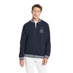 AC&Co Altınyıldız Classics Erkek 2 İplik Pamuklu Kolej Yaka Fermuarlı Sweatshirt Ceket Lacivert S