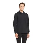AC&Co Altınyıldız Classics Erkek 2 İplik Pamuklu Standart Fit Polo Yaka Sweatshirt Siyah S Beden