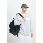 AC&Co / Altınyıldız Classics Erkek Açık Gri Oversize Bol Kesim Içi Polarlı 3 Iplik Kolej Yaka Desenli Sweatshirt Ceket