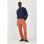 AC&Co / Altınyıldız Classics Erkek Acık Kahve Oversize Bol Kesim Desenli Pantolon