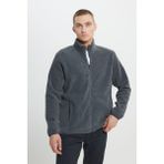 AC&Co / Altınyıldız Classics Erkek Antrasit-melanj Anti-pilling Tüylenme Yapmayan Standart Fit Dik Yaka Sweatshirt Polar Ceket