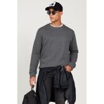 AC&Co / Altınyıldız Classics Erkek Antrasıt Melanj Standart Fit Normal Kesim İçi Polarlı Bisiklet Yaka Sweatshirt Antrasit Melanj