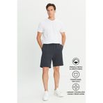 AC&Co / Altınyıldız Classics Erkek Antrasit Pamuklu Rahat Nefes Alabilen 2 İplik Cepli Örme Şort Standart Fit Normal Kesim
