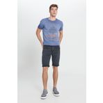 AC&Co / Altınyıldız Classics Erkek Antrasit Slim Fit Dar Kesim Pamuklu Esnek 5 Cepli Denim Şort