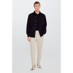 AC&Co / Altınyıldız Classics Erkek Bej Slim Fit Dar Kesim Beli Bağlamalı Yan Cepli Casual Jogger Pantolon