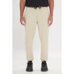 AC&Co / Altınyıldız Classics Erkek Bej Standart Fit Normal Kesim Beli Ve Paçası Lastikli Rahat Spor Eşofman Altı