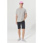 AC&Co / Altınyıldız Classics ERKEK GRI Slim Fit Dar Kesim Pamuklu Esnek Denim Şort