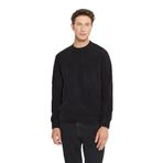 AC&Co Altınyıldız Classics Erkek Polar Standart Fit Bisiklet Yaka Sweatshirt Siyah S
