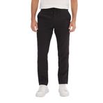 AC&Co / Altınyıldız Classics Erkek Siyah Slim Fit Dar Kesim Beli Bağlamalı Çizgili Yan Cepli Casual Jogger Pantolon