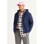 AC&Co / Altınyıldız Classics Erkek Standart Fit Normal Kesim Kapüşonlu Fermuarlı Sweatshirt - Lacivert