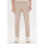 AC&Co / Altınyıldız Classics Erkek Taş Diz İzi Yapmayan 360 Derece Her Yöne Esneyen Slim Fit Diyagonal Desenli Esnek Pantolon
