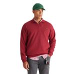 AC&Co / Altınyıldız Classics Loose Fit Polo Yaka Jakarlı Sweatshirt, Renk Bordo, Beden S