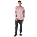 AC&Co / Altınyıldız Classics Oversize Bol Kesim Bisiklet Yaka Düz Sweatshirt, Renk Gül Kurusu, Beden L