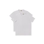 AC&Co / Altınyıldız Classics Slim Fit Bisiklet Yaka 2'li Düz Tişört Paketi, Renk Beyaz-Beyaz, Beden M