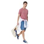 AC&Co / Altınyıldız Classics Slim Fit Dar Kesim Bisiklet Yaka Kısa Kollu Yumuşak Tuşeli Basic Tişört, Renk Gül Kurusu, Beden XL