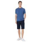AC&Co / Altınyıldız Classics Standart Fit Normal Kesim Polo Yaka %100 Pamuk Desenli Kısa Kollu Triko Tişört, Renk Lacivert, Beden M