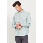 AC&Co / Altınyıldız Classics Yeşil Slim Fit Oduncu Gömlek