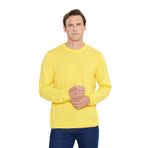 AC&Co/Altınyıldız Classics Anti-Pilling Tüylenme Yapmayan Standart Fit Normal Kesim Bisiklet Yaka Triko Kazak, Renk Sarı, Beden 2XL