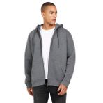 AC&Co/Altınyıldız Classics-Erkek Antrasit-melanj Standart Fit Normal Kesim Kapüşonlu Fermuarlı Sweatshirt Ceket