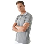 AC&Co/Altınyıldız Classics-Erkek Çekmeyen Pamuklu Kumaş Slim Fit Dar Kesim Gri Kıvrılmaz Polo Yaka T-shirt (GRI-GRI/XXL)