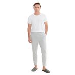 AC&Co/Altınyıldız Classics Erkek Gri Melanj Pamuklu Standart Fit Normal Kesim Beli Lastikli Cepli Pijama Altı, Gri Melanj, 2XL