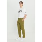 AC&Co/Altınyıldız Classics Erkek Haki Comfort Fit Rahat Kesim Pamuklu Esnek Yan Cepli Kargo Pantolon, Haki, 58