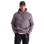 AC&Co/Altınyıldız Classics-Erkek Koyu Gri Standart Fit Içi Polarlı 3 Iplik Kapüşonlu Kanguru Cepli Pamuklu Sweatshirt