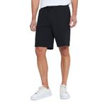 AC&Co/Altınyıldız Classics Erkek Siyah Pamuklu Standart Fit Normal Kesim Beli Bağlamalı Yan Cepli Örme Şort, Siyah, S