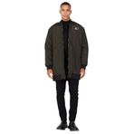 AC&Co/Altınyıldız Classics Oversize Geniş Kesim Kolej Yaka Mont, Renk Haki, Beden S