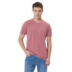 AC&Co/Altınyıldız Classics Slim Fit Dar Kesim Bisiklet Yaka Kısa Kollu Yumuşak Tuşeli Basic Tişört, Renk Gül Kurusu, Beden M