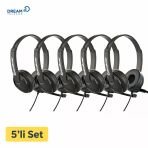 Accutone Ze-Ub101 Usb Duo Kulaklık 5'Li Set