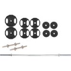 ACD Spor 60 kg Döküm Halter Dambıl Set 120 cm Uzun Barlı Set