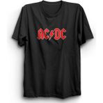 Acdc Classic Red Logo, Rock Metal Tişört - 3XL - Siyah