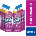 ACE Ultra 810 g X6 Yoğun Kıvamlı Çamaşır Suyu Dağ Ferahlığı Yağ Çözücü ve Hijyen Bariyeri - 810 ml