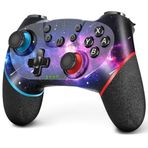 AceGamer Wireless Controller for Nintendo Switch/Lite/OLED/Switch 2, Galaxy Custom Design, Dual Vibration/Turbo/Ergonomic ! (Galaxy)
