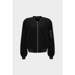 Açelya Okcu AÇELYAOKCU Premium Kadife Oversize Bomber Ceket - Standart - Siyah