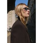 Açelya Okcu Premium Kybele Boyfriend Dokuma Ceket - Kahverengi - 34