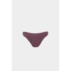 Açelya Okcu Premium Luna Slim Fit Kadın Bikini Altı - Mürdüm - 36