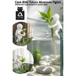 açelya3d Akvaryum Canlı Bitki Tutucu Figür – 3D Baskı Cam Kenarı Saksı Askısı | Canlı Bitki Taşıyıcı