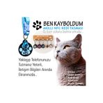 açelya3d Ben Kayboldum! NFC Akıllı Kedi Tasması - 1 adet - Tasmasız - NFC kedi cip