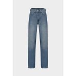 AÇELYAOKCU High Waist Relaxed Mom Fit Mid Jean - Mavi - 34