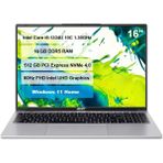 Acer Aspire Lite AL16-54P-51RZ-1 Intel Core I5-1334U 16GB Ddr5 512GB M.2 SSD 16" 60Hz Fhd WINDOWS11 Home - 512 GB - 16 GB