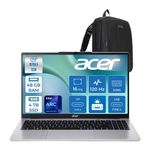 Acer Aspire Lite Al16-71P Intel Core Ultra 5 125H 4.5Ghz 48Gb Ddr5 4Tb Ssd Freedos Arc Graphics 16" 120Hz Ips Fullhd+ (1920X1200) Taşınabilir Bilgisayar Nxdcley001f25 + Zetta Çanta