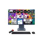 Acer Aspıre S27-1755 Intel Core İ5-1240P 16Gb 1Tb Ssd 27" Wqhd 1440P Windows 11 Pro Parmak İzi Okuyucu All İn One Bilgisayar Wpdqbkdem002+ Zetta Flash Bellek