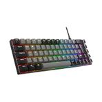 Acer Emachines Eak68 Gri/siyah Usb Rgb Backlight Red Swıtch Mekanik Q 68 Tuşlu Mini Gaming Oyuncu Klavyesi gri-siyah
