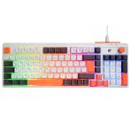 ACER eMachines, EAK860, Beyaz, USB Kablolu, Rainbow Backlight, Membran Renkli Tuşlar, Türkçe Q, 100 Tuşlu, Gaming Klavye
