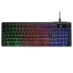 ACER eMachines, EAK860, Siyah, USB Kablolu, Rainbow Backlight, Membran Tuşlar, Türkçe Q, 100 Tuşlu, Gaming Klavye