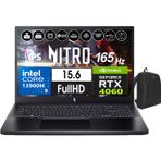 Acer Nitro 5 ANV15-51 V15 Ntel Core I9-13900H 24GB Ddr5 4tb SSD 8GB/RTX4060 WINDOWS11PRO 15.6" 165Hz Fhd Taşınabilir Bilgisayar NHQQEEY00544 + Weblegelsin Çanta