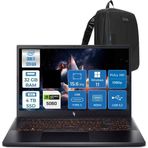 Acer Nitro V 15 ANV15-52 Intel Core i7 13620H 32GB 4TB SSD NVIDIA GeForce RTX5060 8GB 75W Windows 11 Home 15.6" FHD(1920 x 1080) IPS 165HZ Taşınabilir Bilgisayar NHQZ8EY002H20 + Zetta Çanta
